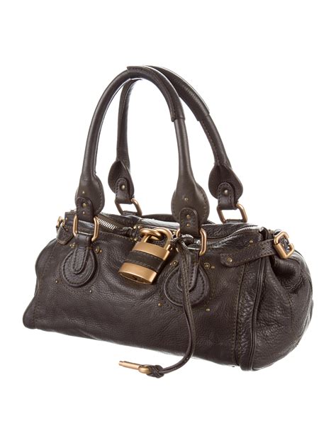 chloe paddington satchel|chloe paddington real real.